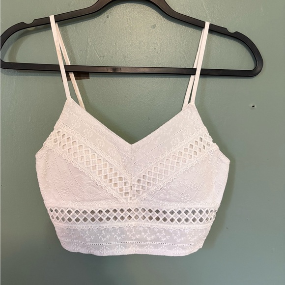 Rebellion Tops - Rebellion White Textured Top